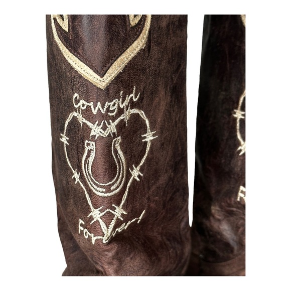 Pecos Bill "Cowgirl Forever" Cowboy Boots - Picture 5 of 8
